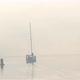 Sailing Yacht Floats in the Morning Mist - VideoHive Item for Sale