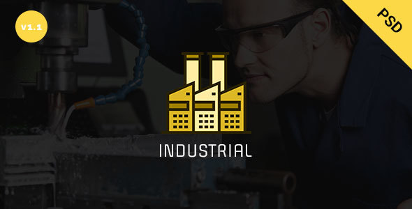 Industrial - Industry  & Business PSD  Template