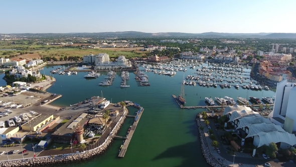 Video Filmed From the Sky Port Marina Vilamoura.