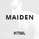 Maiden - Responsive One Page Portfolio HTML Template - ThemeForest Item for Sale