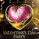 Valentines Day Party Flyer Template - GraphicRiver Item for Sale