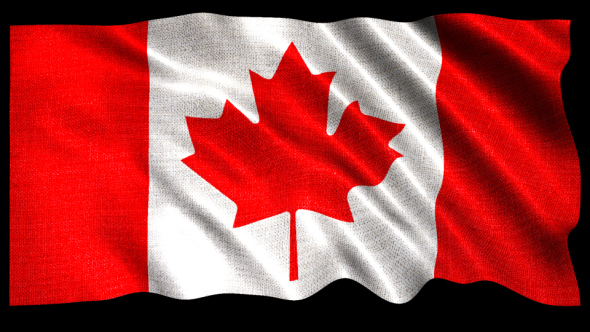 Canada Flag Loop Animation
