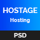 Hostage Hosting PSD Template - ThemeForest Item for Sale