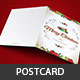 Retro Christmas Greeting Card Template