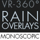 Rain Overlays VR-360° Editors Pack (Monoscopic) - VideoHive Item for Sale