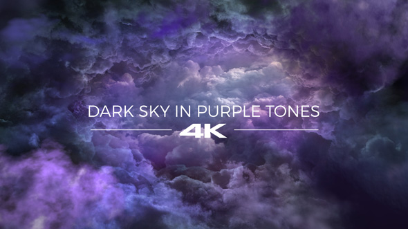 Dark Sky in Purple Tones