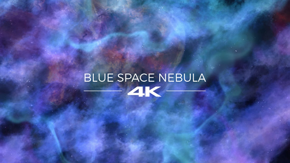 Blue Space Nebula