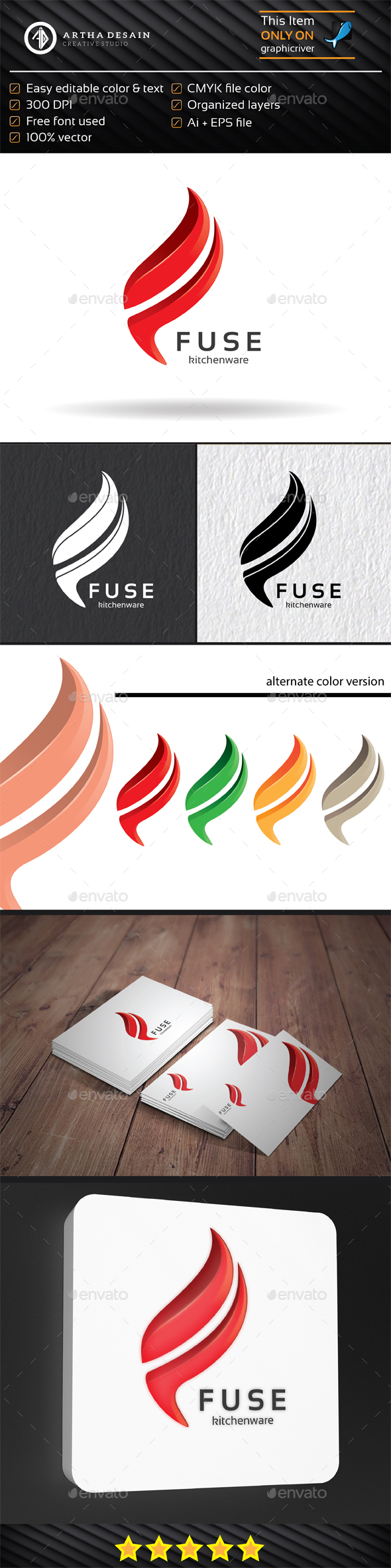 Fuse / Abstract - Logo Template
