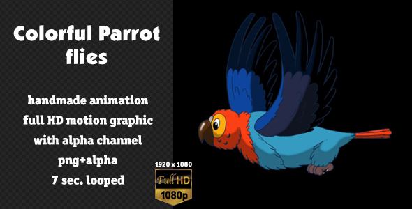Colorful Parrot Flies
