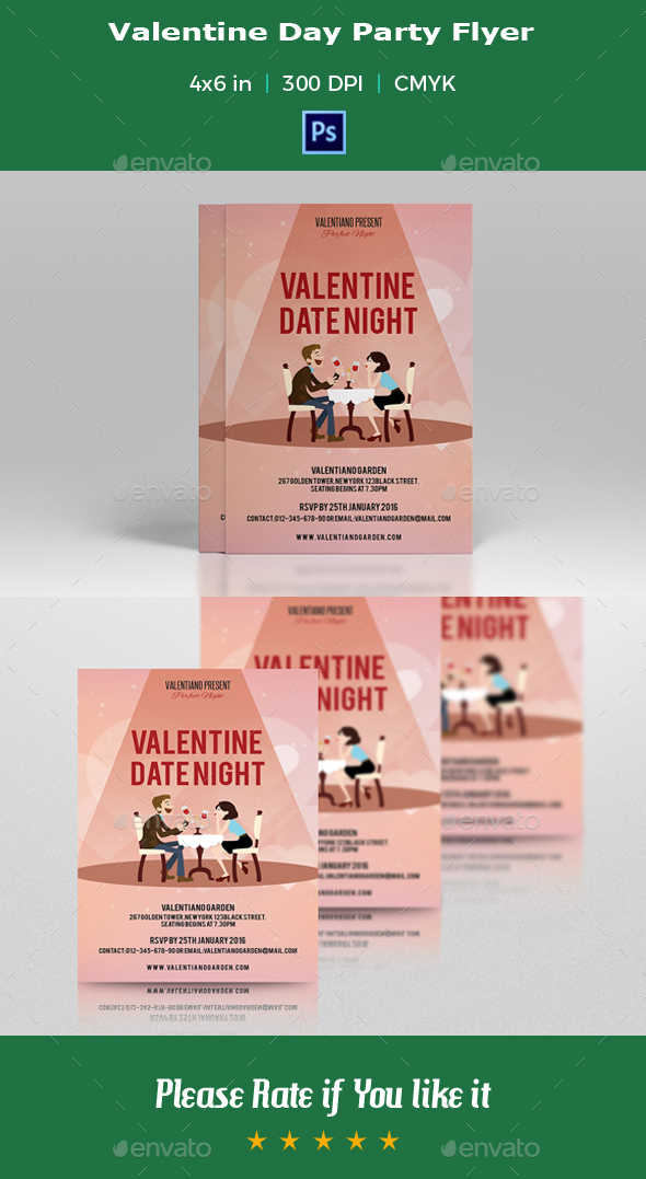 Valentine Party Flyer -V03