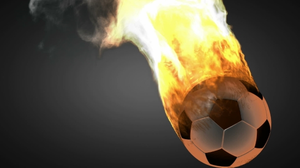 Burning Soccer Ball alt