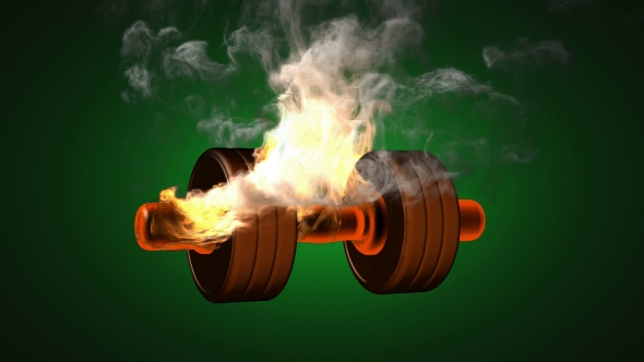 Burning Dumbbell alt