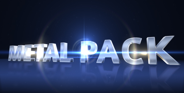 Realistic Silver/Chrome/Gold 3D Title Design