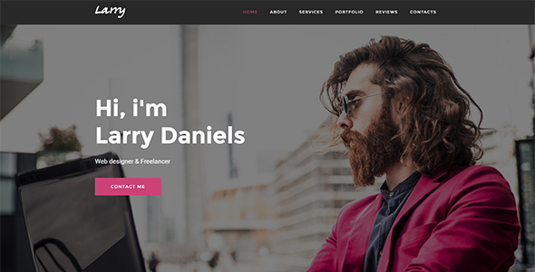 Larry - Personal Onepage Template