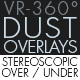 Dust Particle Overlays VR-360° Editors Pack (StereoScopic 3D Over/Under) - VideoHive Item for Sale