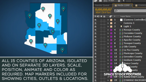 Arizona Map Kit
