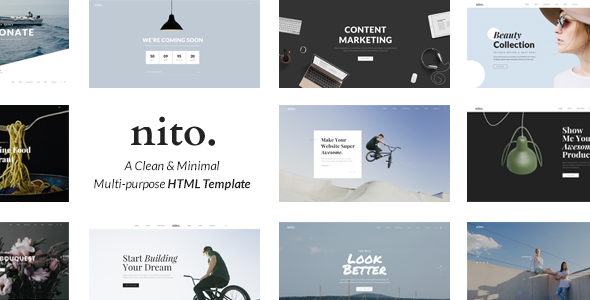 Nito - A Clean & Minimal Multi-purpose HTML Template