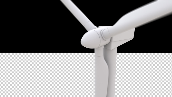 Wind Power Plant  with an Alpha Channel alt