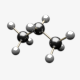 Propane Molecule - 3DOcean Item for Sale