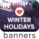 Winter Holidays Banners - GraphicRiver Item for Sale