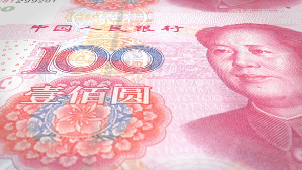 One Hundred Renminbi Chinese Banknotes Loop