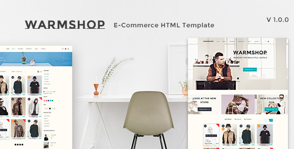 Warmshop Minimal e-Commerce Html Template