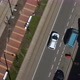 Top View of a Police Car Moving on the City Road - VideoHive Item for Sale