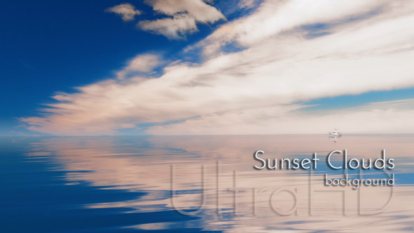 Sunset Clouds Seascape alt