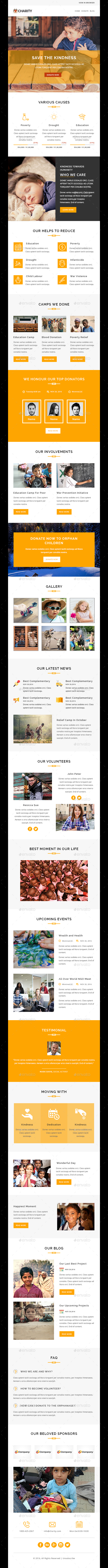CHARITY - PSD - Multipurpose Responsive Email Template