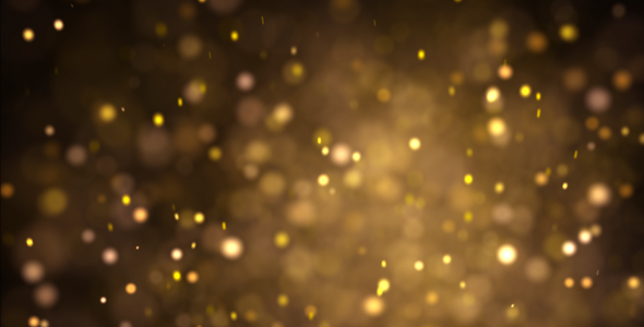 Cinematic Gold Particles 02