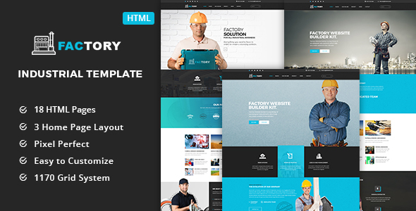 Factory - Industrial Business HTML5 Template