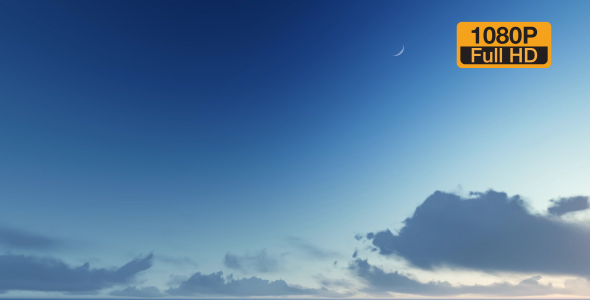 Time-lapse Clouds and Blue Sky alt