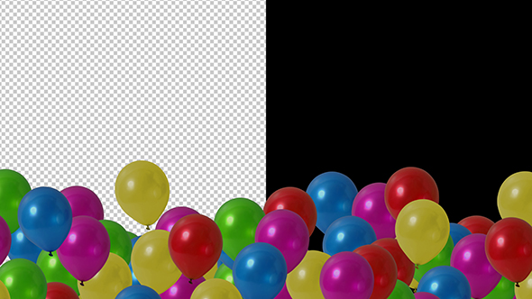 Flying Balloons Transition