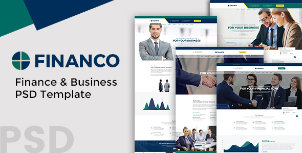 Financo - Finance and Buisness PSD Template