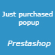 Just Purchased Popup - PrestaShop Module - CodeCanyon Item for Sale