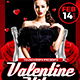 Valentines Party Flyer Template - GraphicRiver Item for Sale