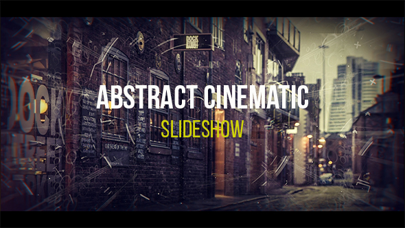 Abstract Cinematic Parallax Opener | Slideshow