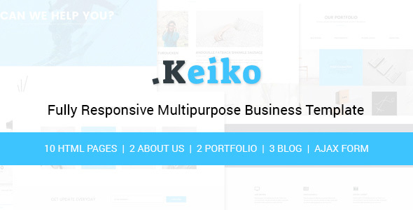 Keiko – Multipurpose Business HTML Template – 1 Sold!