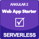 Serverless Angular 2 - Bootstrap 4 Web App Template Starter with Membership