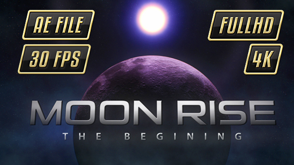 Moon Sunrise Space Intro alt