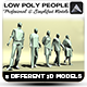 Low Poly People - 3DOcean Item for Sale