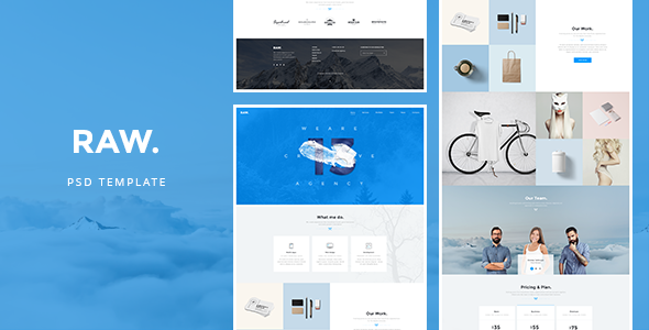 RAW - PSD Template