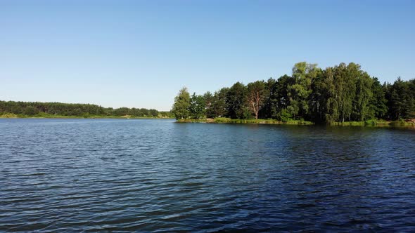 Lake and Forest in Summer