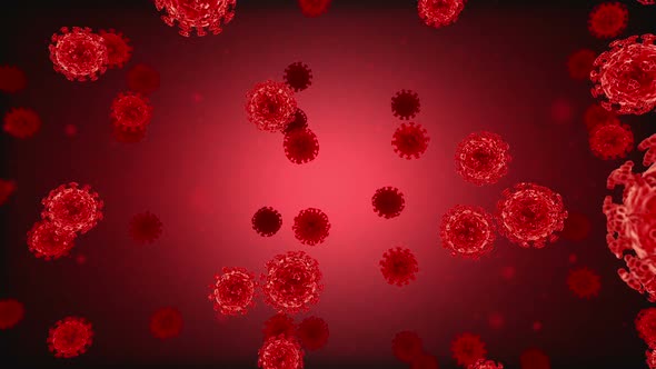 Coronavirus Red Background