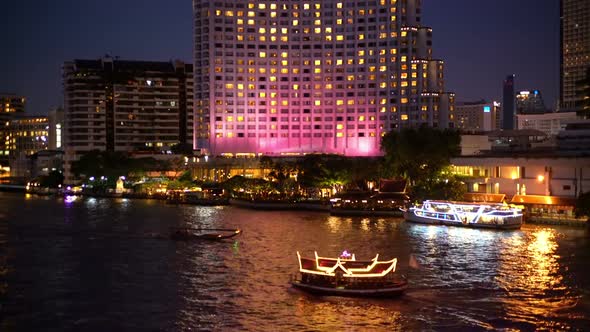 View of the Chao Phraya River and Bangkok City 02