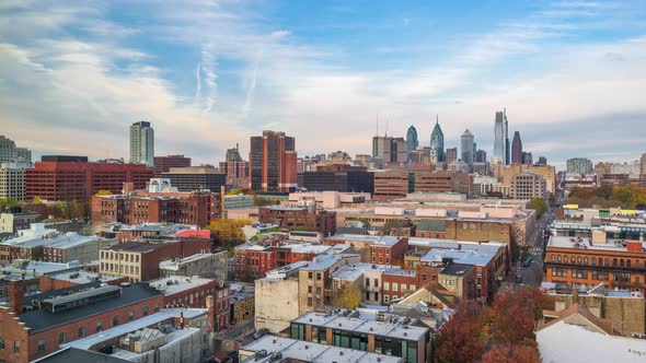 Philadelphia, Pennsylvania, USA Downtown Cityscape