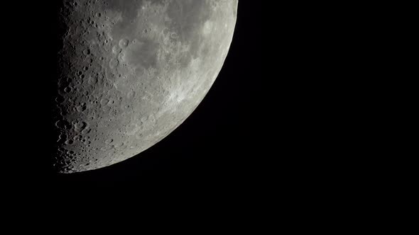 Moon Close-up. Planet Satellite.