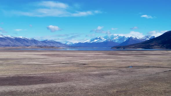 Patagonia landscape. Famous town of El Calafate at Patagonia Argentina