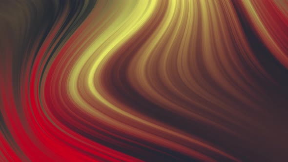 Fluid vibrant gradient footage. Moving 4k animation of red yellow black brown colors