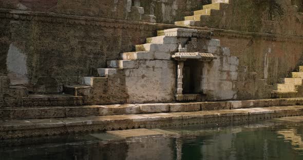 Toorji Ka Jhalra Baoli Stepwell and Water Storage Inside It - One of Water Sources in Jodhpur